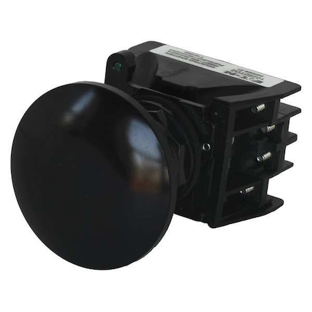 Eaton Hazardous Location Push Button, 30 mm, 2NO/2NC, Black E34EX713B