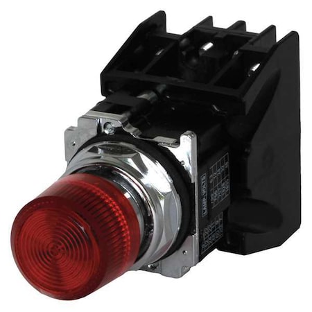 Eaton Illuminated Button w/Contacts, 24VAC/DC 10250T828RD24