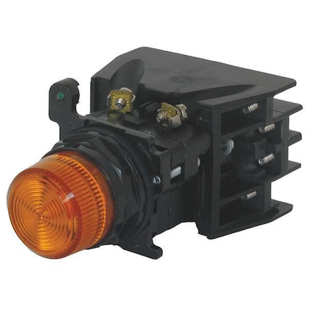 Eaton Pilot Light, LED, 24VAC/DC, Amber 10250T197HLAP24