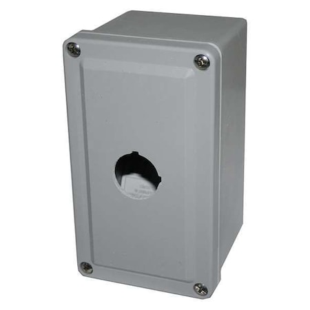 Eaton Pushbutton Enclosure, 30mm, 1 Hole, Plastic E34N51
