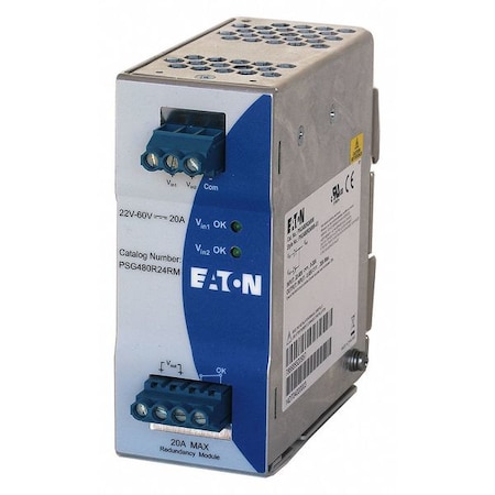 EATON DC Power Supply, 24VDC, 20A, 50/60 Hz PSG480R24RM