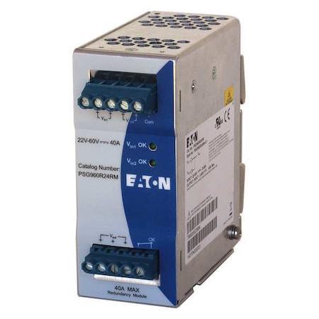 EATON Redundant DC Power Supply, 24VDC, 40A PSG960R24RM