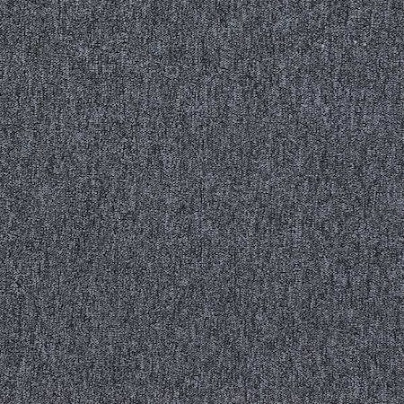 Zoro Select Carpet Tile, 19-11/16in. L, Navy, PK20 31HL68