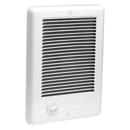 Cadet Recessed Electric Wall-Mount Heater, Recessed, 1500/1125W W, 240/208V AC, White CSC152TW