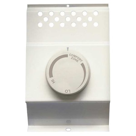 Cadet Electric Baseboard Heater Thermostat 1 Poles White Powder Coated White Paint 1 8 240v Btf1w Zoro