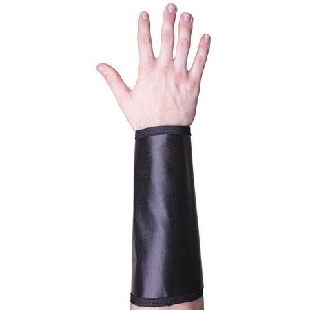 Turtleskin Cut Resistant Sleeve, Cut Level 5, Aramid, 8 3/4 in Sleeve Length, Black, S SFX-DG2