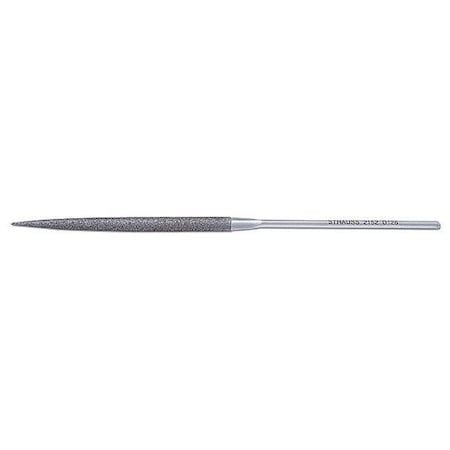 Strauss Needle File, Swiss, Half Round, 5-1/2 In. L NF2152D126