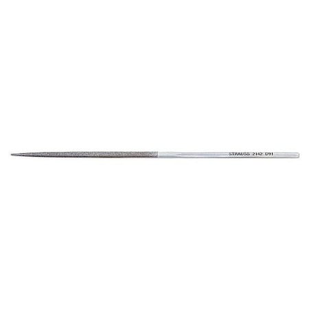 Strauss Needle File, Swiss, Square, 5-1/2 In. L NF2142D91