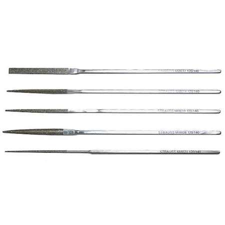 Strauss Escapement File Set, Swiss, 5 Pieces MI8632D91