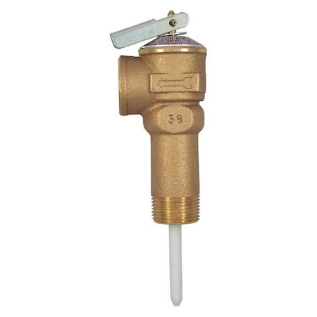 Cash Acme T and P Relief Valve, 6-1/2inHx1-15/32inW 19783-0150