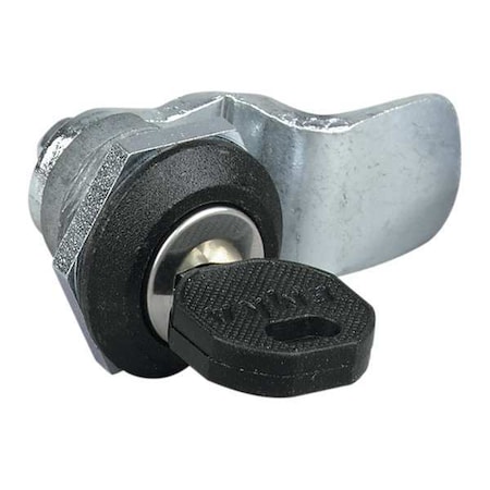 Hubbell-Wiegmann Replacement Lock, Lock Accessory, Chrome N1C14TKL