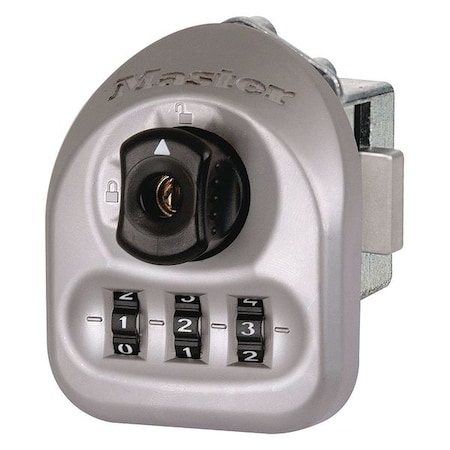 Master Lock Multiuse Lock, Manual Spring, 3-1/16 in. H 3631-03