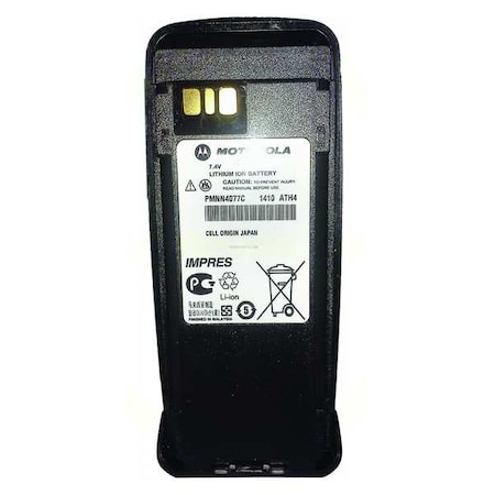 Motorola Battery Pack, Lithium Ion, 7.2V, 2200mAh PMNN4077E
