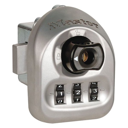 Master Lock Multiuse Lock, Keyed/Combination, Satin 3670-02