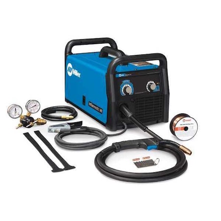 Miller Electric MIG Welder, Millermatic 141, Single-Phase, 110/115/120V AC, 30 to 140A DC, 20 % 907612