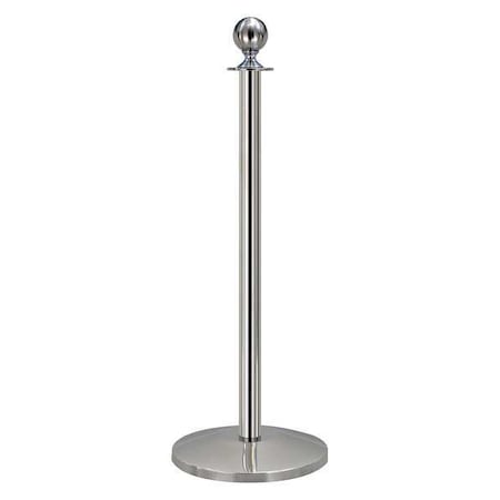 Queueway Ball Top Post, Polished Stainless Steel QWAY312-3P