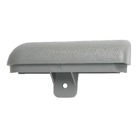 Pawling End Cap, Left, Silver-Gray, 4 in x 3/4 in ECL-4-0-210