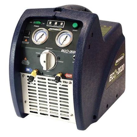 Bacharach Refrigerant Recovery Machine, 115V, 1 HP 2020-8001