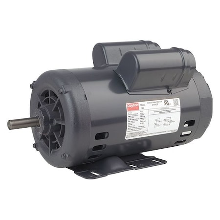 DAYTON Capacitor-Start/Run General Purpose Motor, 1 1/2 HP, 115/208-230V AC Voltage, 56H Frame 31TR99