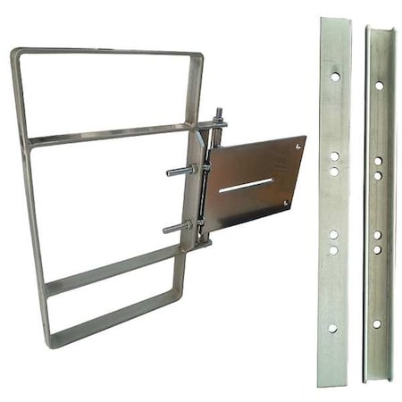 Condor Adjstbl Sfty Gate, Galvnzd Steel, 2-1/2inW 31TT61
