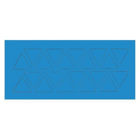 Magna Visual Magnetic Triangles, 3/4 In. W, Blue, PK20 FI-325