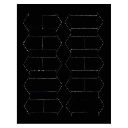 Magna Visual Magnetic Arrows, 3/4 In. W, Black, PK20 FI-427