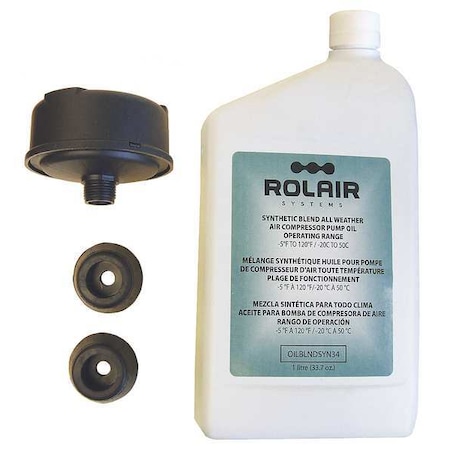 Rolair Replacement Parts Kit, For 26JY37 FC250090LKIT