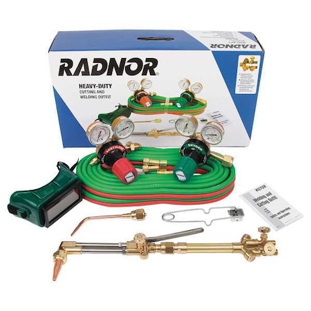 RADNOR Heavy Duty Outfit, Acetylene RAD64003008