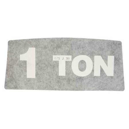 Coffing Hoists Coffing Capacity Decal 675J3B