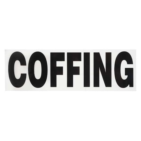 Coffing Hoists Coffing Decal 677J2