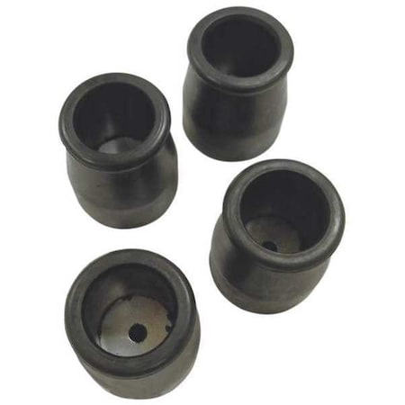 Cotterman Crutch Tips, 1 In., PK4 SU2203