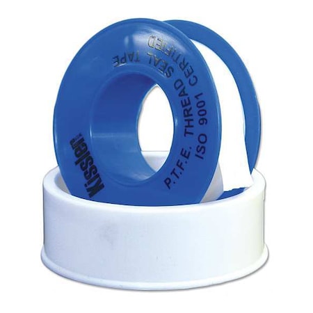 KISSLER Thread Sealant Tape, 1/2 In. W, 520 In. L 08-2000