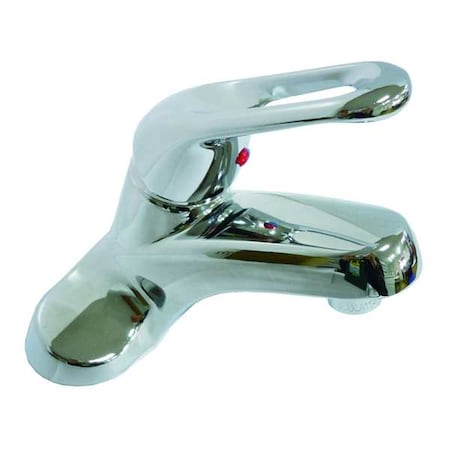Dominion Faucets Manual Low Arc Bathroom Faucet, 4.6" Mount, Chrome 2 Hole 77-1626