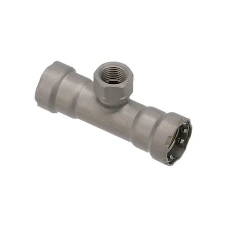 Viega Viega MegaPressG tee, 1-1/4" x 1-1/4" x 1/2" 25486