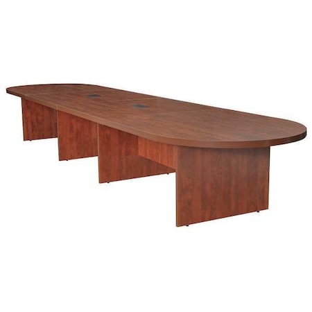 REGENCY Race TrackLegacy Modular Conference Tables, 216X52X29, WoodTop LCTRT21652CH