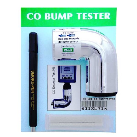 Regin Carbon Monoxide Bump Tester, 2 in. H CO BUMP TESTERCO 101