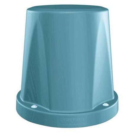 Cortech Floor Mounted Stool, Polyethylene Blue/Gray 7901BG