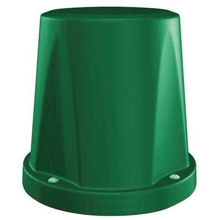 Cortech Floor Mounted Stool, Polyethylene Green 7901GN
