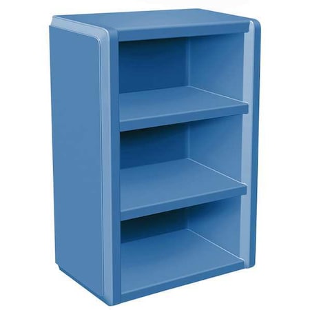 Cortech Shelving Unit, Series Endurance Polyethylene Slate Blue 7201SB
