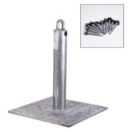 Guardian Roof Anchor, 16 in Length, 310 lb Weigth Capacity, 5,000 lb Tensile Strength 00657-W