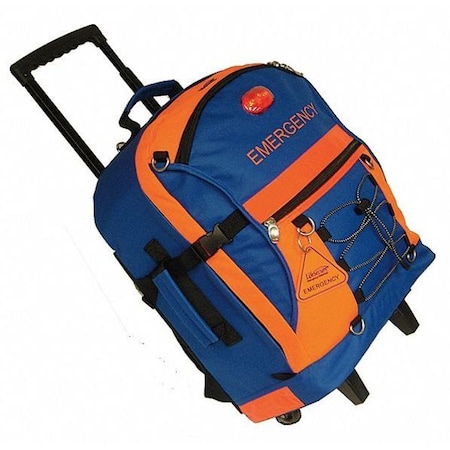 LIFESECURE Emergency Preparedness Rolling Backpack, Kit, Nylon Case 60345