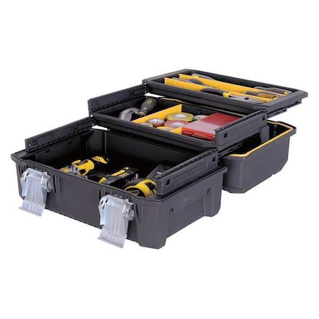 Stanley 17 29 32 W Structural Foam Yellow Black Portable Tool Box