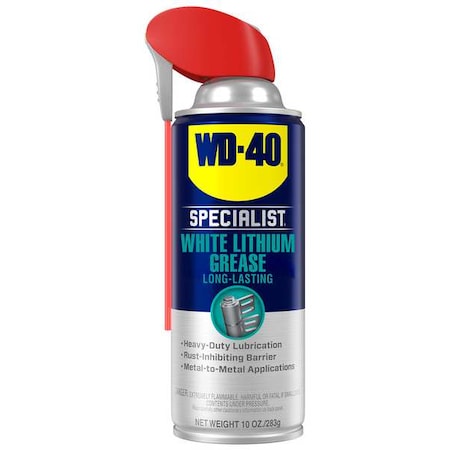 Wd-40 Multipurpose Grease, 10 oz, Aerosol Can, White 300615