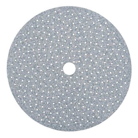 Norton Abrasives Hook-and-Loop Sanding Disc, 5" Dia, Multi-Hole, Ceramic Alumina, P120 Grit, Coated Type 77696007753