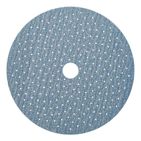 Norton Abrasives Hook-and-Loop Sanding Disc, 5" Dia, Multi-Hole, Ceramic Alumina, P220 Grit, Coated Type 77696007757