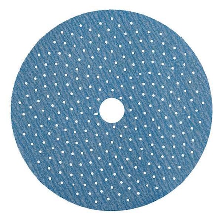 Norton Abrasives Hook-and-Loop Sanding Disc, 5" Dia, Multi-Hole, Ceramic Alumina, P320 Grit, Coated Type 77696007763