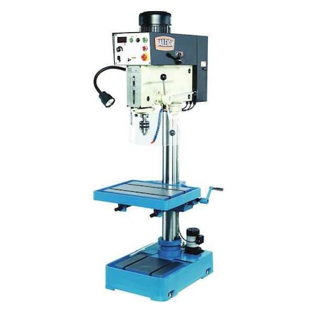Baileigh Industrial Floor Drill Press, 220V, Belt Drive DP-1250VS-HS