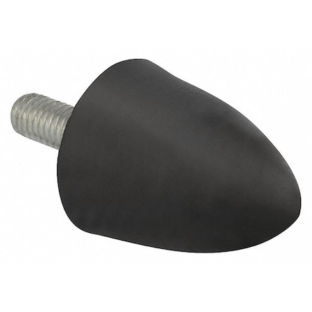 Kipp Rubber Buffer, Natural Rubber Shore 55A, 8000 N Max, M12, parabolic profile, external threads K0574.07508955