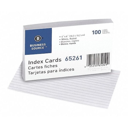 Sparkle Card, Index, Ruled, 4 x 6, White, 6 pcs.0, 20 oz. Bottle FUN20620