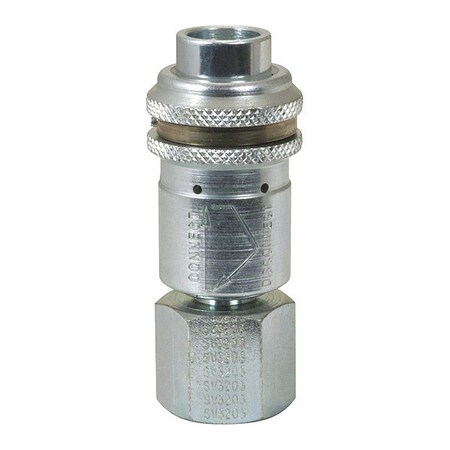 Breco Safety Vent Coupler, FPT, Steel, 1/4" SV3203